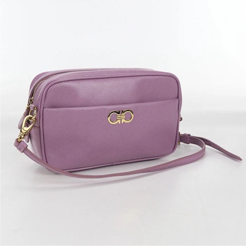 Salvatore Ferragamo Lavender Crossbody Bag